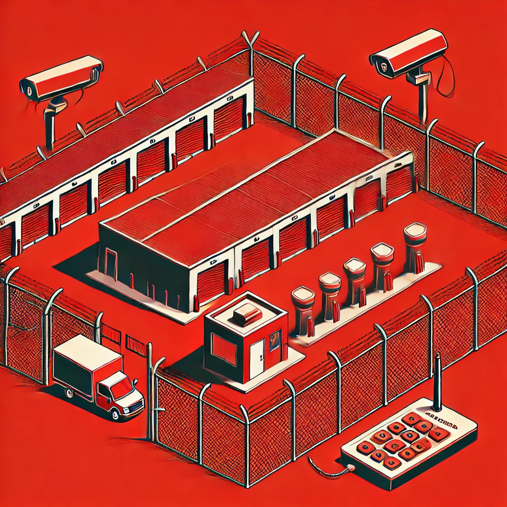fasilitas self storage dengan tingkat keamanan tinggi